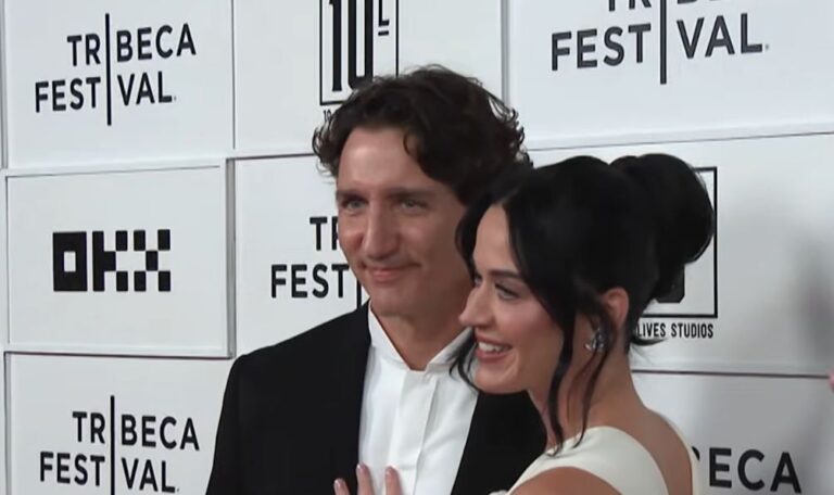 Katy Perry and Justin Trudeau