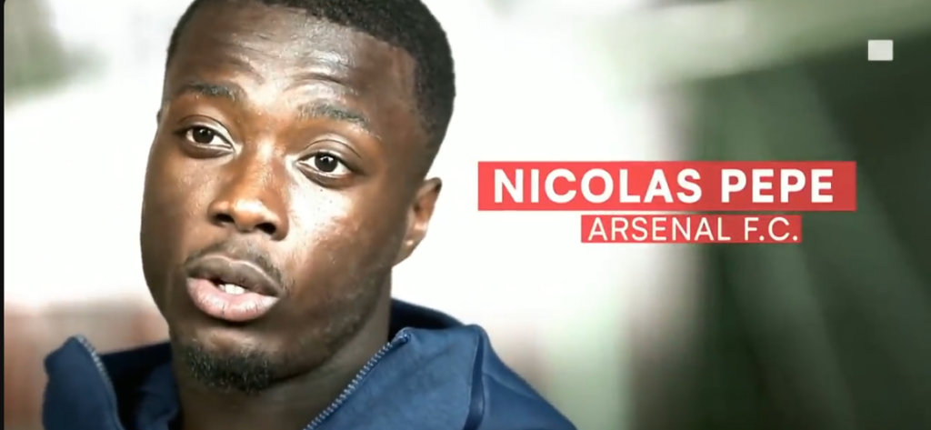 Nicolas Pepe Girlfriend Teanna Trump